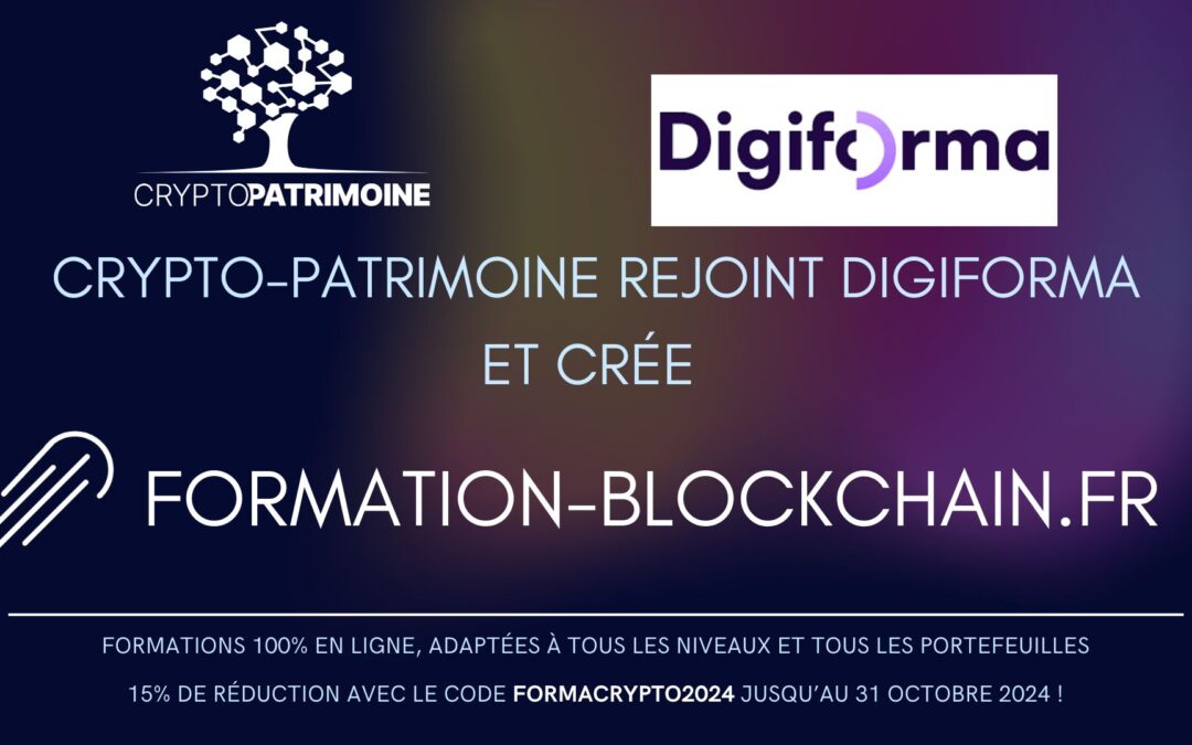 Crypto Patrimoine lance sa plateforme de formation en ligne : formation-blockchain.fr !